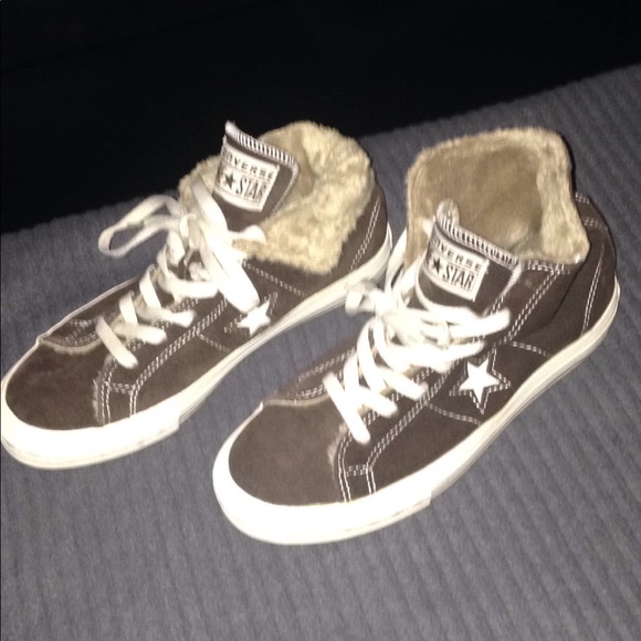 brown converse shoes